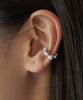 Tatiana (Silver 925) Heart Line Ear Cuff Ec3040