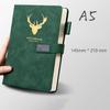 A5 Leather Notebook Diary Custom Logo  Business Journal Writing Genuine Leather Handmade