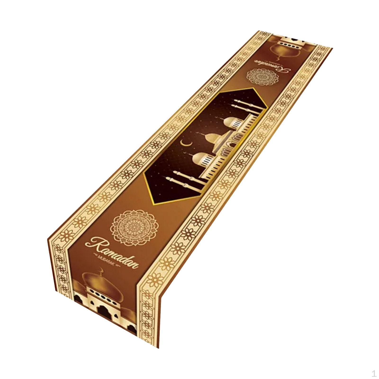 

Дорожка для стола Ид Мубарак Рамадан Украшение для исламской столовой Декор для праздника Аль-Фитр Style F