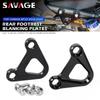 2025 Rear Footrest Passenger Foot Peg Blanking Plate For YAMAHA MT10 FZ10 2016-2024 MT-10 FZ-10 Motorcycle Pedal Racing Hook