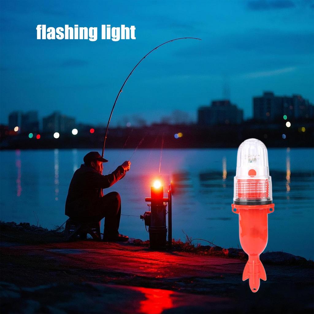 Fishing Strobe Lights Safety Beacon Light Glow Stick Replacement Waterproof Lamp Signal For Marine Buoys Boats Kayaking