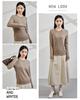 2024 Autumn/Winter Women's Pure Cashmere Round Neck Sweater - Versatile Casual Knit Pullover