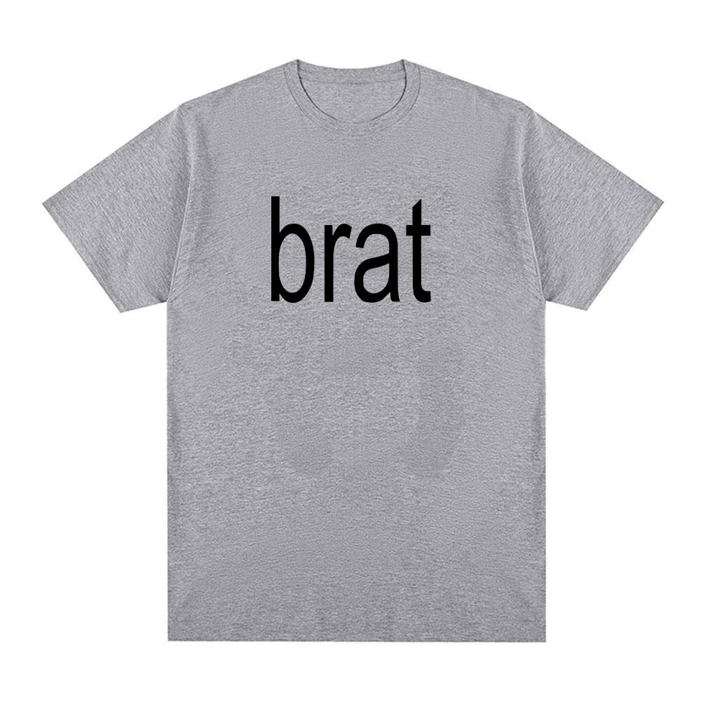 Charli Xcx and Special Guest Shygirl T-shirt Brat Album Retro T-shirt Aesthetics Summer Print 100% Pure Cotton T-shirt