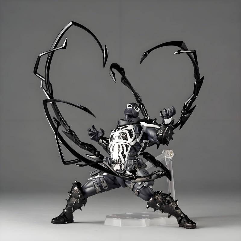 Figura de Acción de Venom 17cm PVC ABS Pintada Modelo Coleccionable Regalo para Niños Adultos