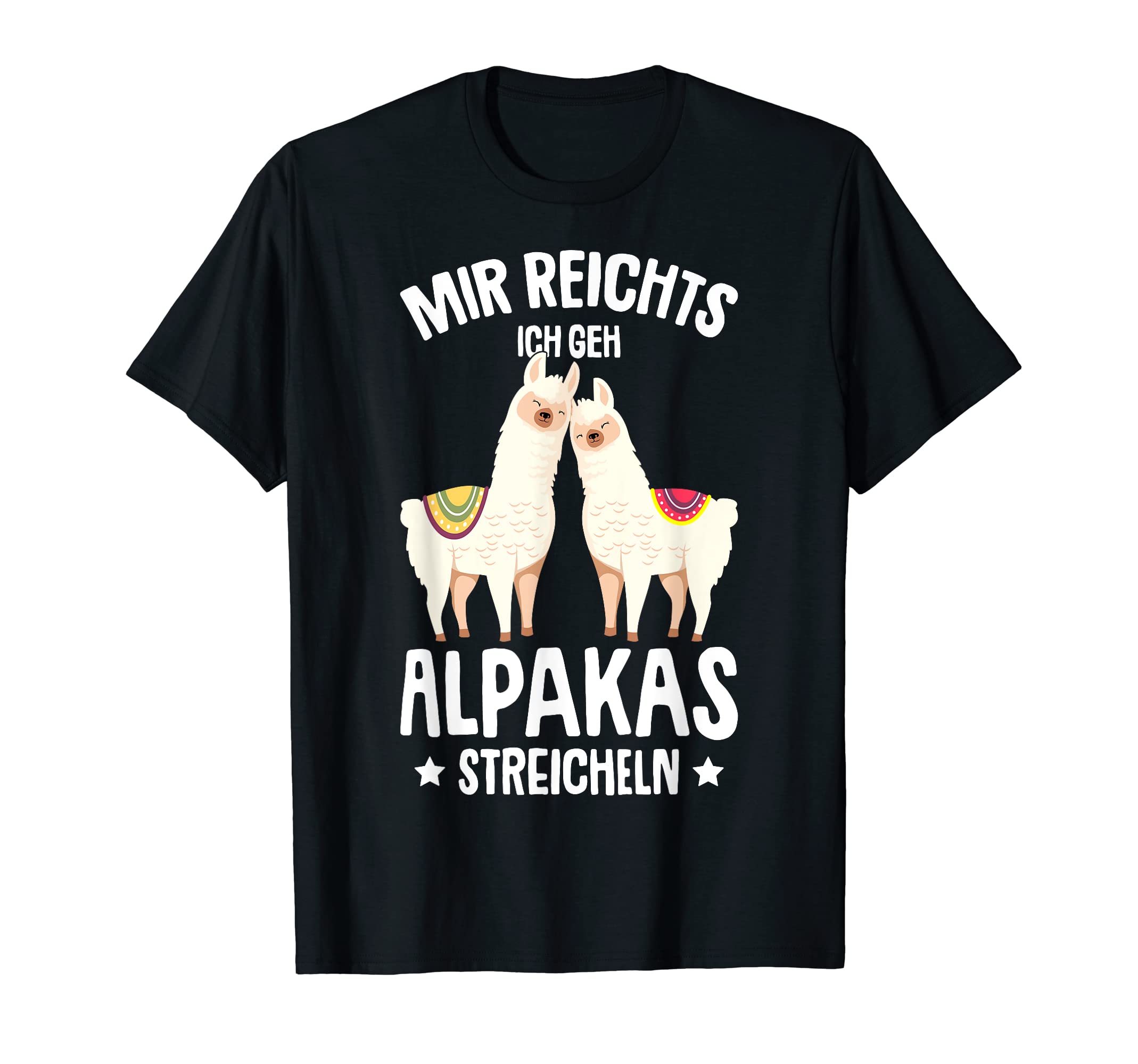 

Mir reichts ich geh Alpacas поглаживает Ламу для девочек Женская футболка