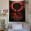 Hot Classic Anime Berserk Poster Tapestry Wall Hanging Fabric Interior Decor Tapestry Fans Room Aesthetic Decor Background Cloth