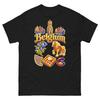 Belgium T-Shirt Souvenir Tee Bruges Belfry Waffle Horse Lace Travel Keepsake Gift Shirt