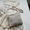 New Straw Floral Decor Bag Bohemian Tassel Beach Bag Women Crochet Fringed Crossbody Ultralight Shoulder Bag