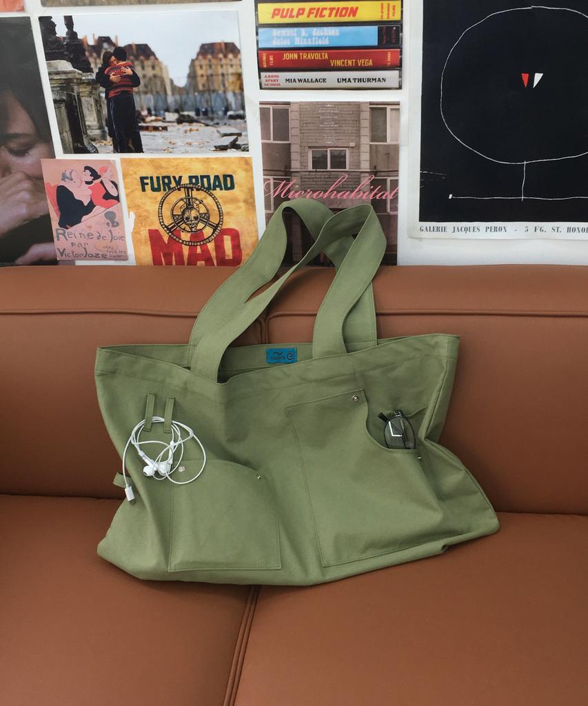 Historie Carpenter Tote Bag (Fade Kaki)