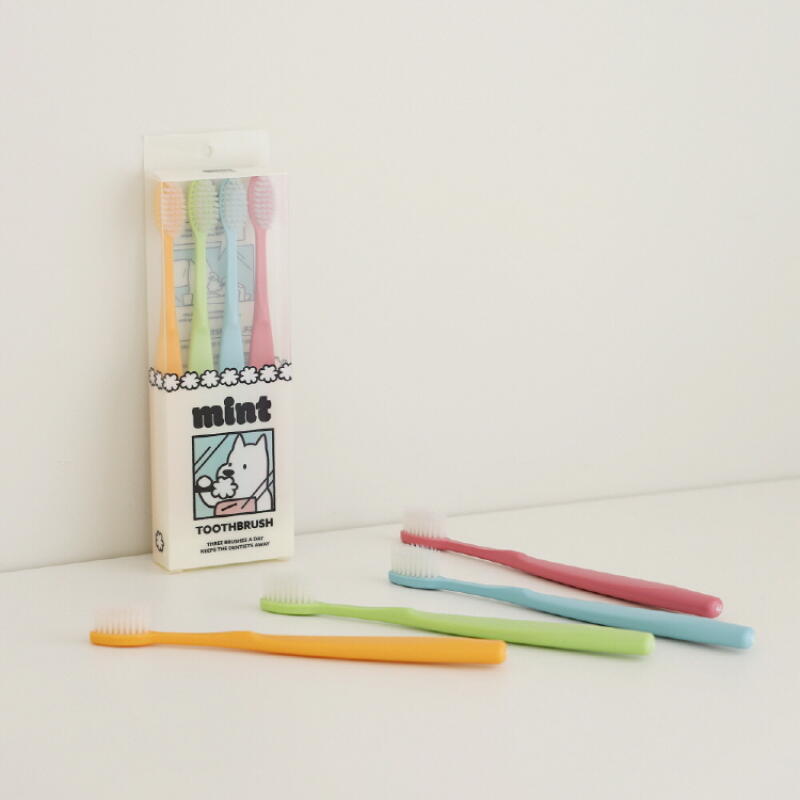 

A toothbrush that feels refreshing like using an interdental brush 1 set (4 pieces)