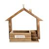 2024 New Wooden House Bird House Bird Feeder Bird Nest Simulate the time when the bird is in the natural ecological environment