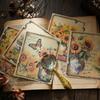 30 Pcs Vintage INS Decorative Material Paper DIY Diary Album Scrapbooking Material Hand Made Junk Journal Supplies