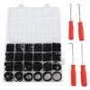 1020 Pcs O Ring Nitrile Rubber Gasket Set for Automotive and Plumbing Use Organized Kit for Easy Access and Identification
