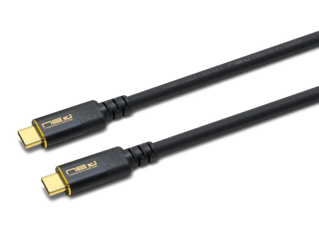 USB4 Cable OYAIDE SCI-04 Thunderbolt 3 Compatible USB Type-C, 0.7m