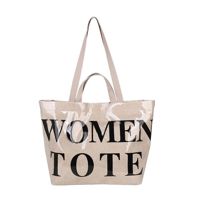 Fashion Messenger Tote Bag Large Capacity Bag Niche Design Spring Simple Personality Shoulder Portable Women's Bag Women