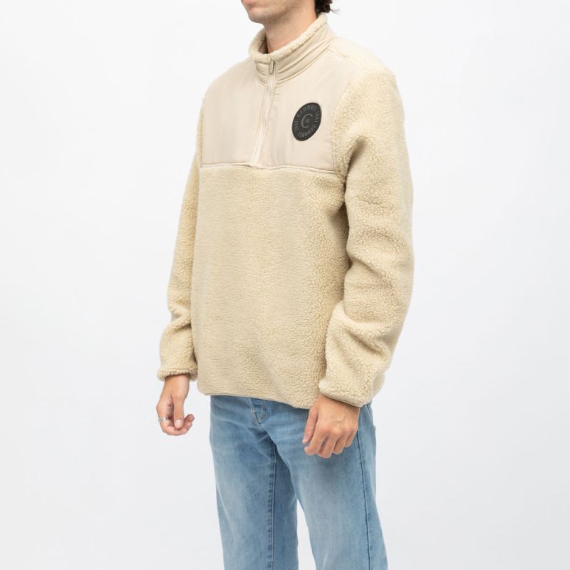 Gilet sherpa frontignan semi zippé Homme CERRUTI