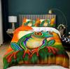 Tree Frog Doona Quilt Duvet Cover Set Pillowcase Single Double Queen Size Bed AU