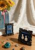 Victorian Style Black & Gold Frame Earrings, Ring, and Jewelry Holder Display