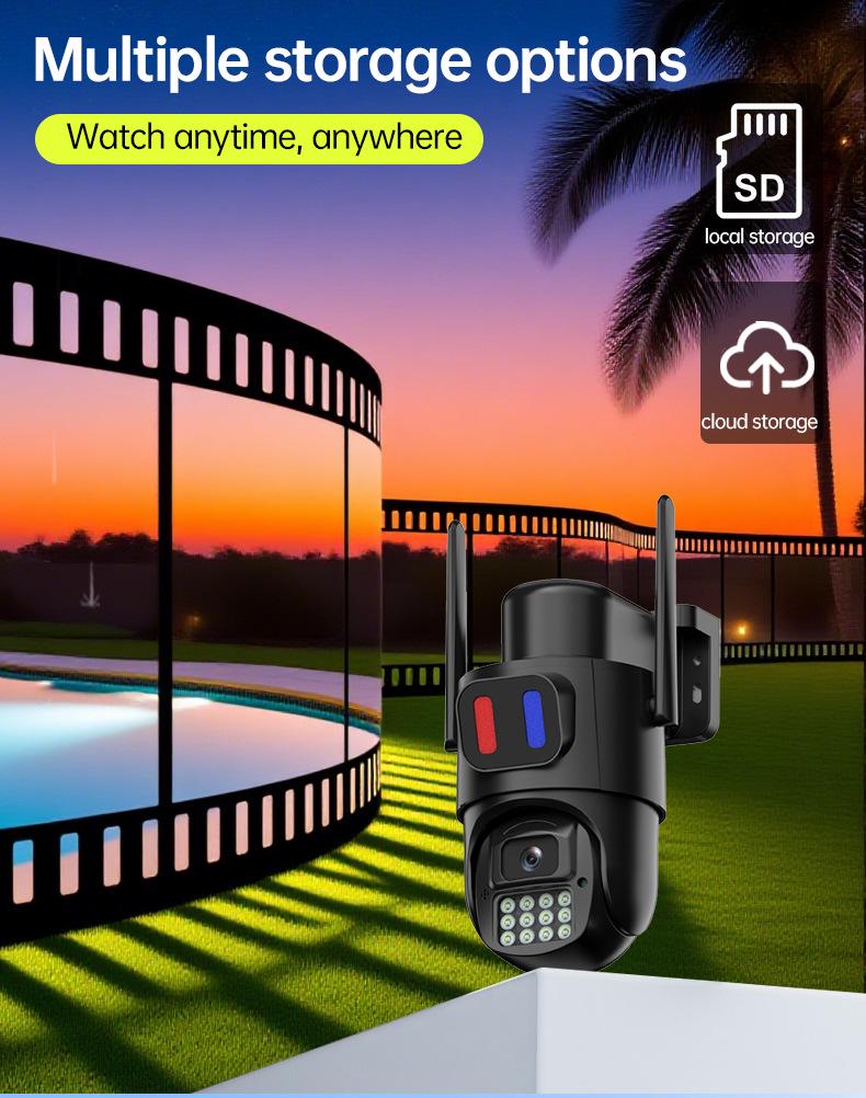 4G Outdoor Solar HD Camera with 5MP Smart Monitoring
