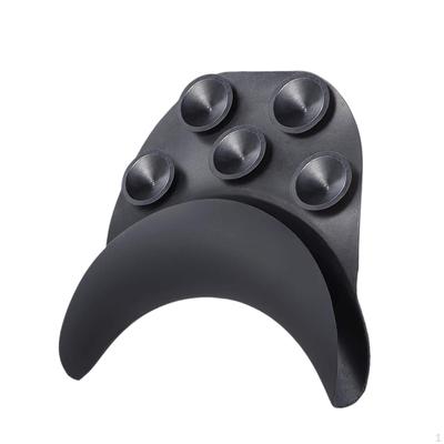 Salon Bowl Neck Rest with Suction Cups Non Slip Barbershop Use for Wash Basin Black Ergonomic Design