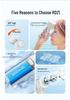 Foldable Portable Handheld Fan with Ice Cooling & Digital Display, High-Speed Turbo Cooling