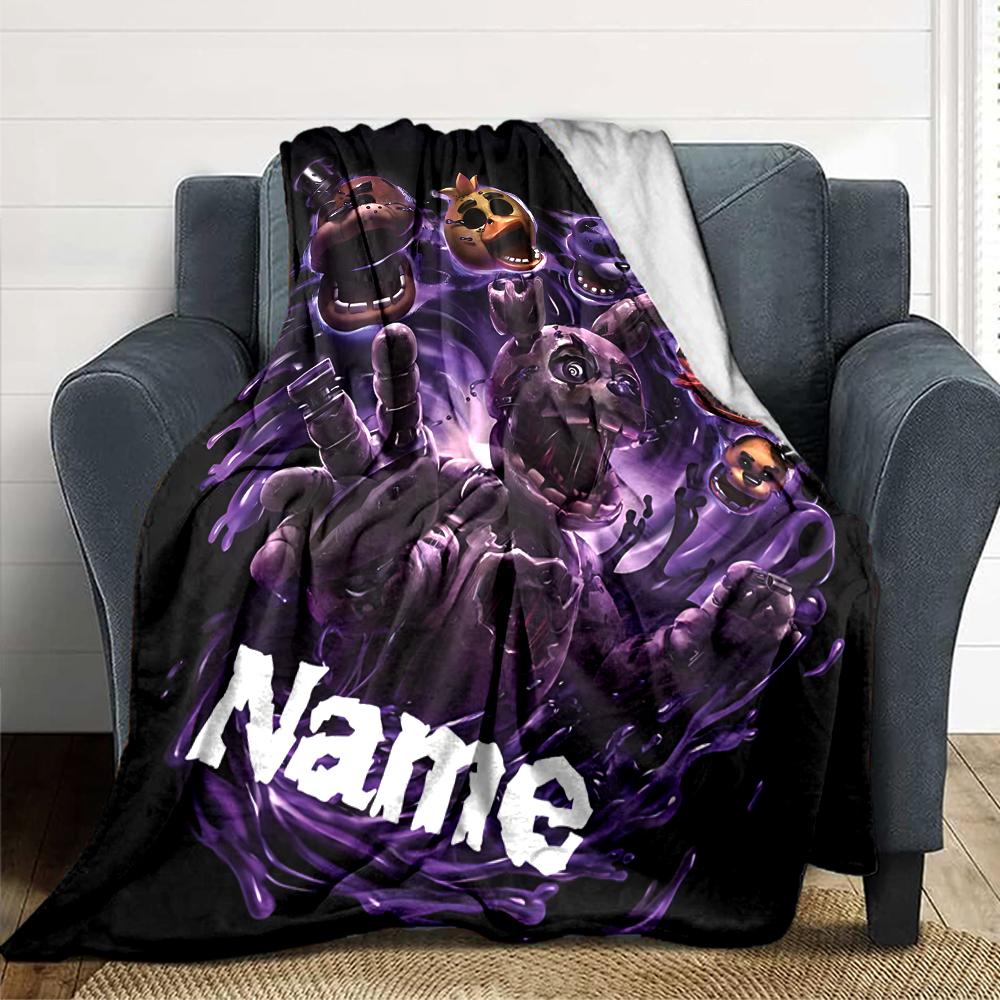 Custom Name Muppet Crossbow blanket for Couch & Bed, Plush Cozy Fuzzy Blanket Super Soft & Warm Blankets for Fall and Winter. 0908145