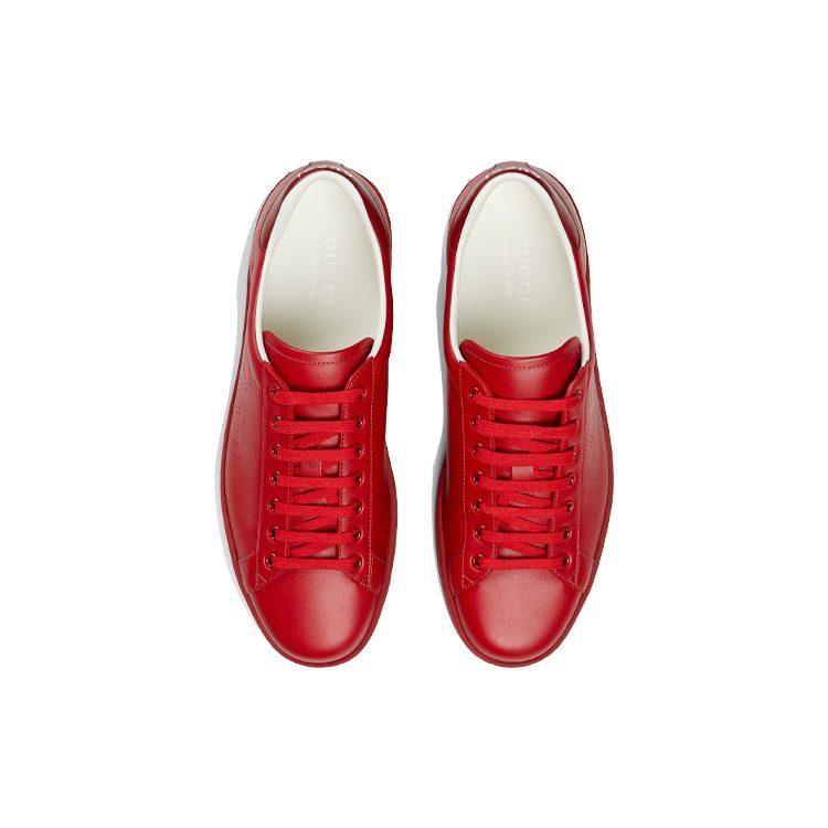 Gucci Ace 'Interlocking G - Hibiscus Red' 599147 AYO70 6463