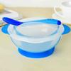 Soft Baby Suction Cup Bowl Anti-fall Eating Food Bowl Simple Baby Feeding Bowl  Feeding Food
