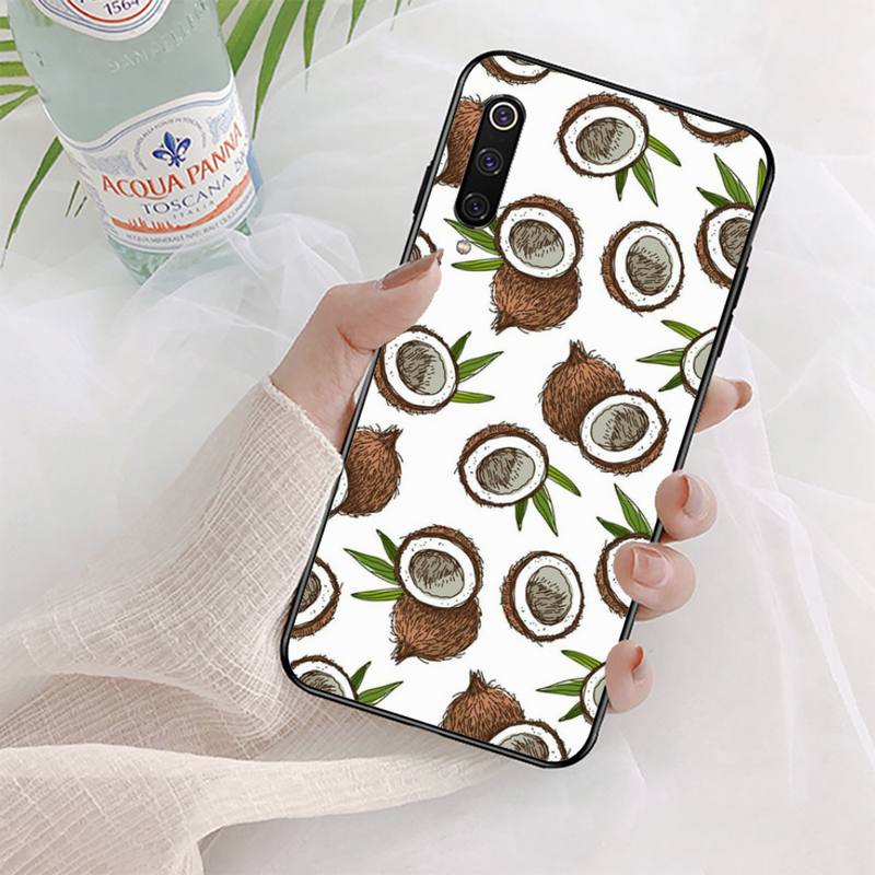 Summer Coconut Phone Case for Xiaomi Mi 5 6 8 9 10 Lite Pro SE Mix 2s 3 F1 Max2 3