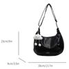 Summer New Large Capacity Underarm Shoulder Bag Crossbody Bag Women's Fashion Backpack Comes with a Small Doll as a Gift