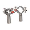 304 Stainless Steel Quick-Release Telescopic Pipe Support Clamp