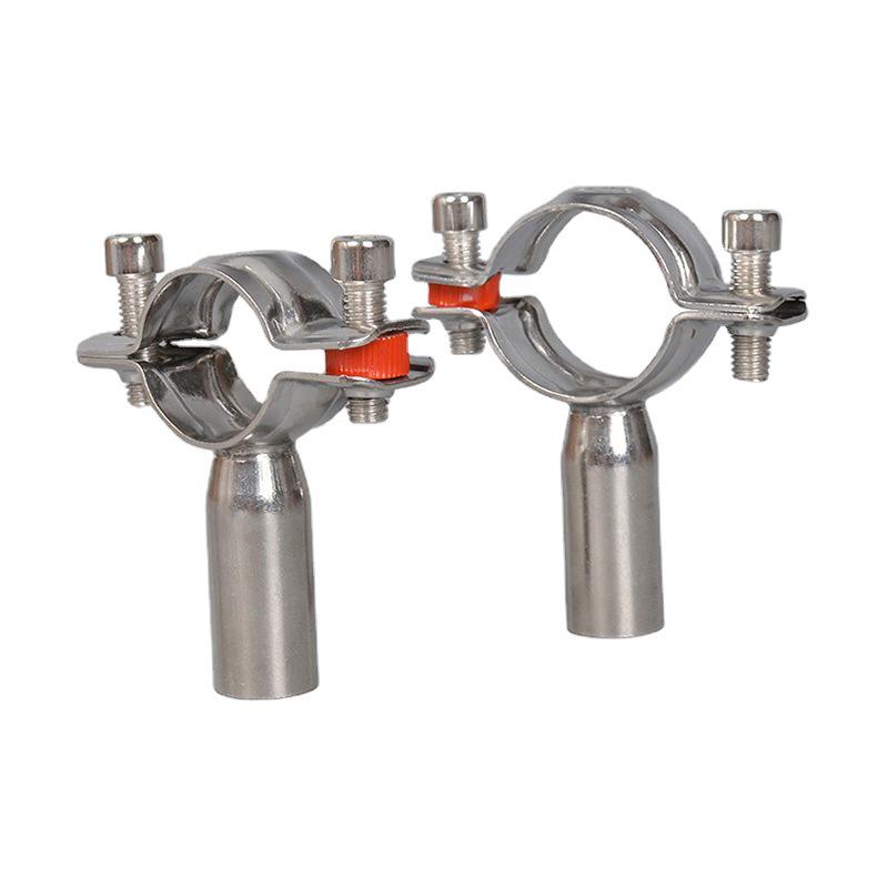304 Stainless Steel Quick-Release Telescopic Pipe Support Clamp