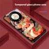 New Cartoon Snake For Honor Magic 6 50 70 90 Lite X7b 200 Pro Nova 10 Nova 5T X6 P30 Pura 70 Ultra Tempered Glass Phone Case