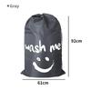 Cotton Storage Bag With Drawstring Waterproof Closure For Bedding And Clothes
