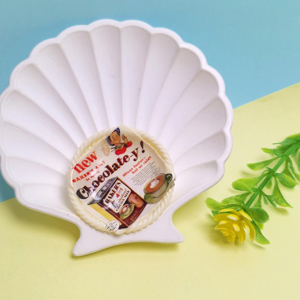 100PCS Cartoon Mini Plate Basket Doll House Miniature Playhouse Kitchen Scene Decoration Mini Basket Doll Accessories Toys