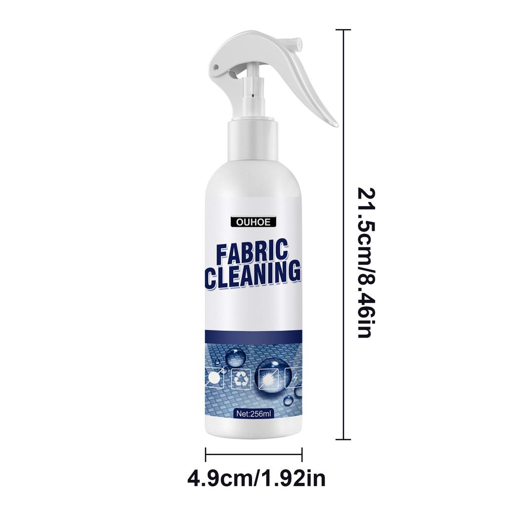 Fabric Cleaning Spray Car Cleaner Interior Ceiling Fabric Flannelette Leather Seat Decontamination Cleaner