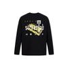 Levis Silver Label FW23 Round Neck Loose Fit Printed Long Sleeve Sweatshirt Men sweatshirt Black A6780-0000