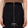 VEROMODA High-Waist Straight Skirt with Zipper & Pockets