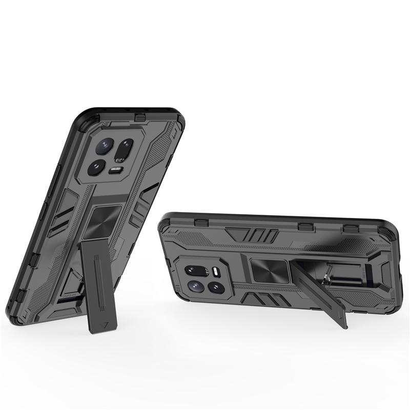 For Xiaomi Mi 13 Mi13 Pro Case Shockproof Rugged Hard PC Armor Phone Case For Xiaomi 13 Pro Car Magnetic Holder Stand Back Cover