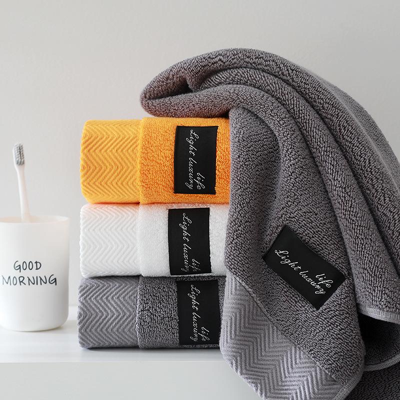 Extra Large Cotton Bath Towel Quick Dry Thick Gift Bath Sheet Plush Softness for Adults, Spa, Gym, Home Elegant Bathroom Decor