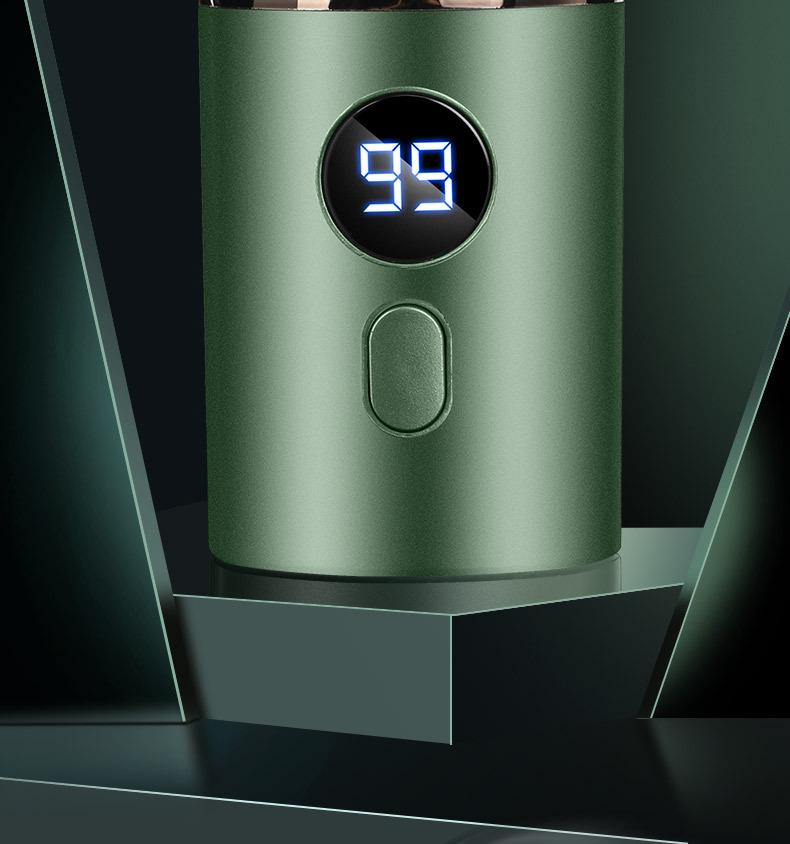 מכונת גילוח חשמלית קומפקטית לגברים - ניתנת לשטיפה מלאה, סופר נקייה, ניידת לנסיעות