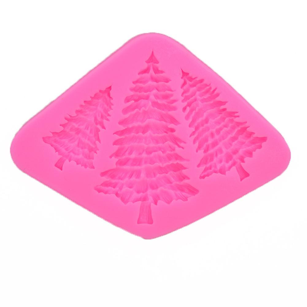 Chritstmas Tree Silicone Mold Fondant Cake Chocolate Mould Cake Decoration DIY Baking Tool
