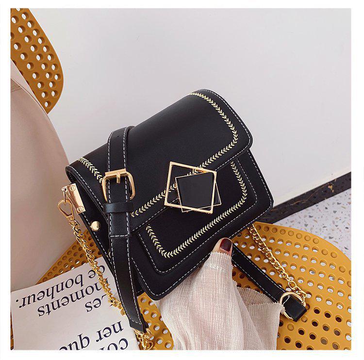 

2024 Женская сумка-кроссбоди на цепочке в корейском стиле - Трендовая летняя универсальная сумка на одно плечо чёрный