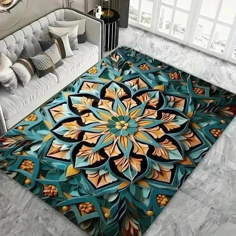 1PC Forest Kitchen Rugs Non-Slip Home Door Mats Pop design Bathroom Rugs Bath Mat Carpet for Home Sink Laundry Decor