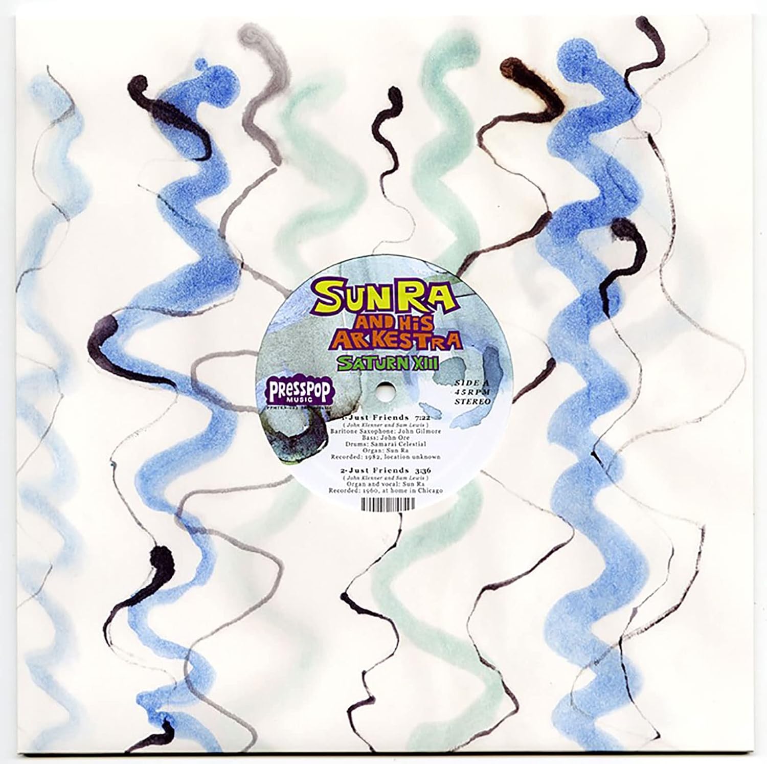 

10inch Record SUN RA ARKESTRA - Saturn XIII PPMTEN003 Presspop Music 2023 Europe Jazz