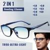3 Piece Set of Anti Blue Light Reading Glasses for Men and Women Fashionable High-definition Reading Glasses