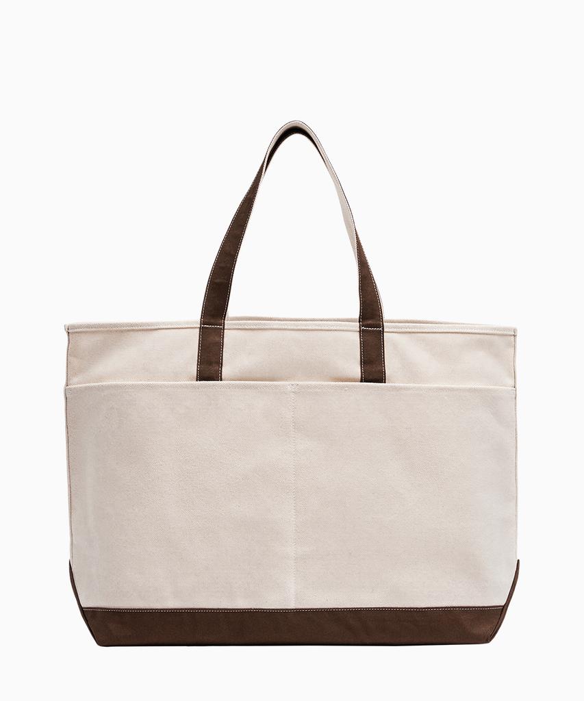 Madgoat Weekend Canvas Tote Shoulder Bag_Brown
