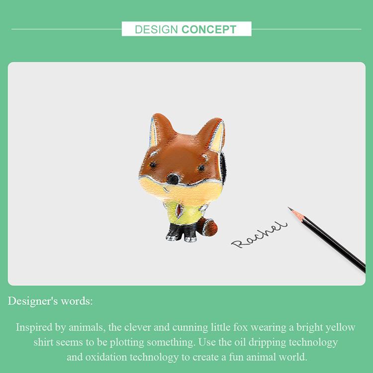 WOSTU Emalje Slem Rev Student 925 Sterlingsølv Sjarmperler passer Armbånd Armring Fint Smykke