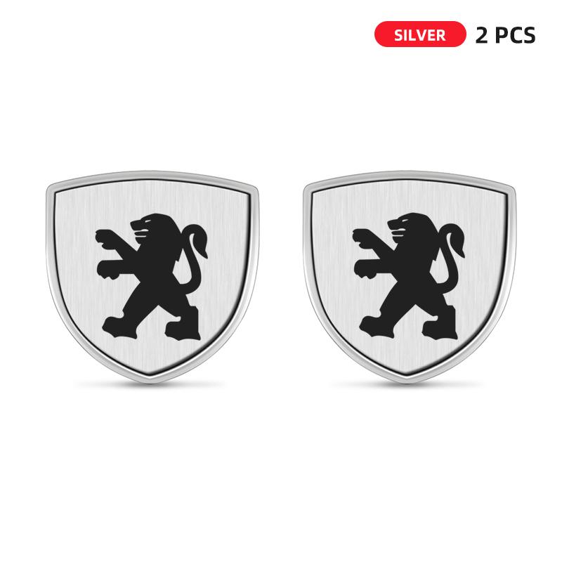 New 3D Aluminum Emblem Car Decoration Body Stickers Decals For Peugeot 308 408 508 RCZ 208 3008 2008 206 207 307 Car Accessories