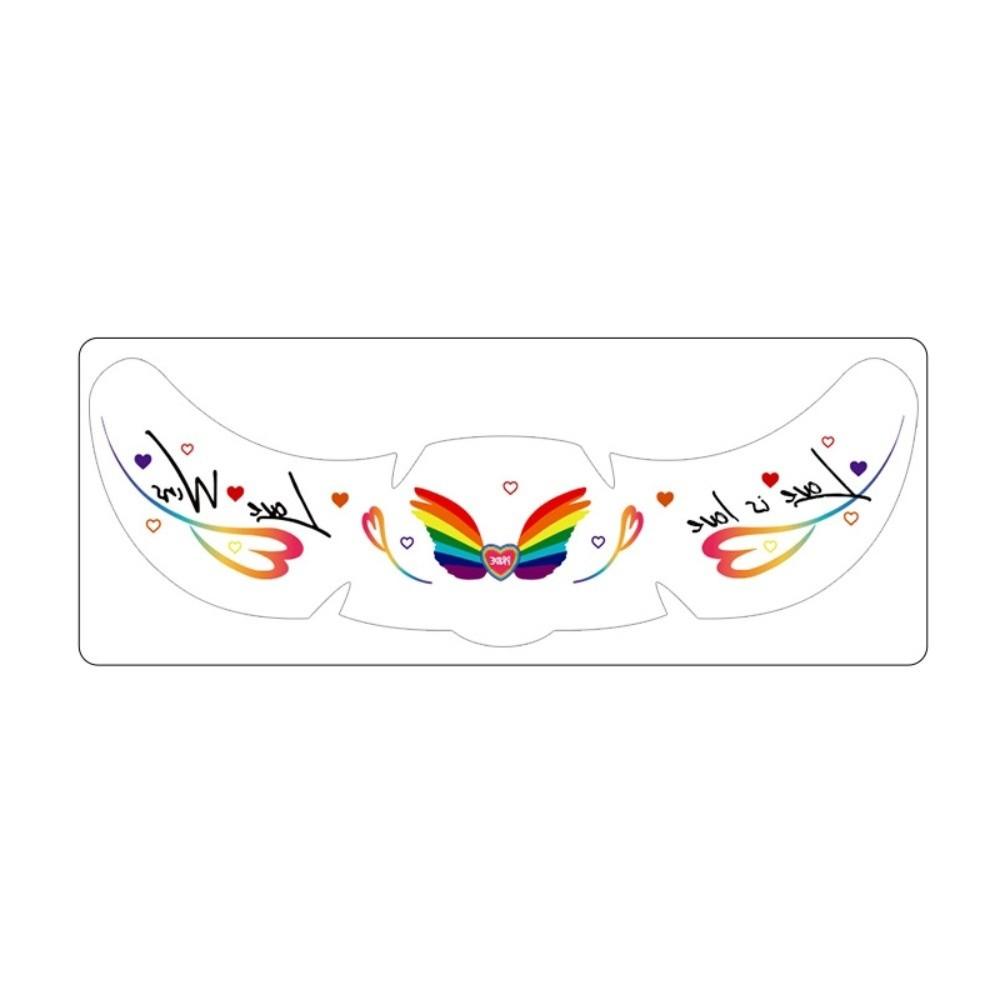 Waterproof Rainbow Freckles Face Tattoo Facial Art Makeup Stickers  Pride Month
